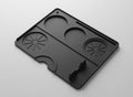 Silicone Espresso Tamping Mat — Corner Bench Edge Design
