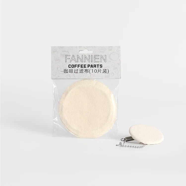 Siphon Coffee Maker Cloth Filters — 10 Pack, Reusable Replacement