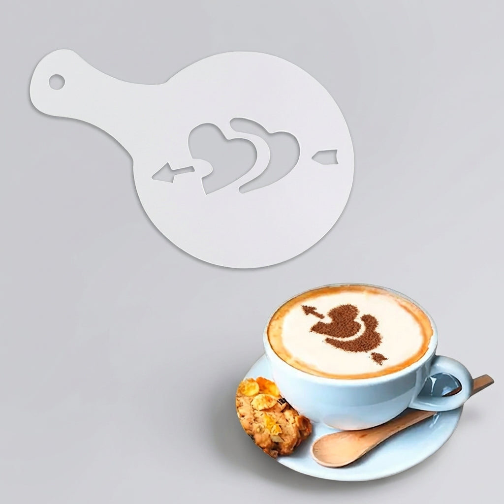 Coffee Stencil Set — 16 Piece, Cappuccino & Latte Art