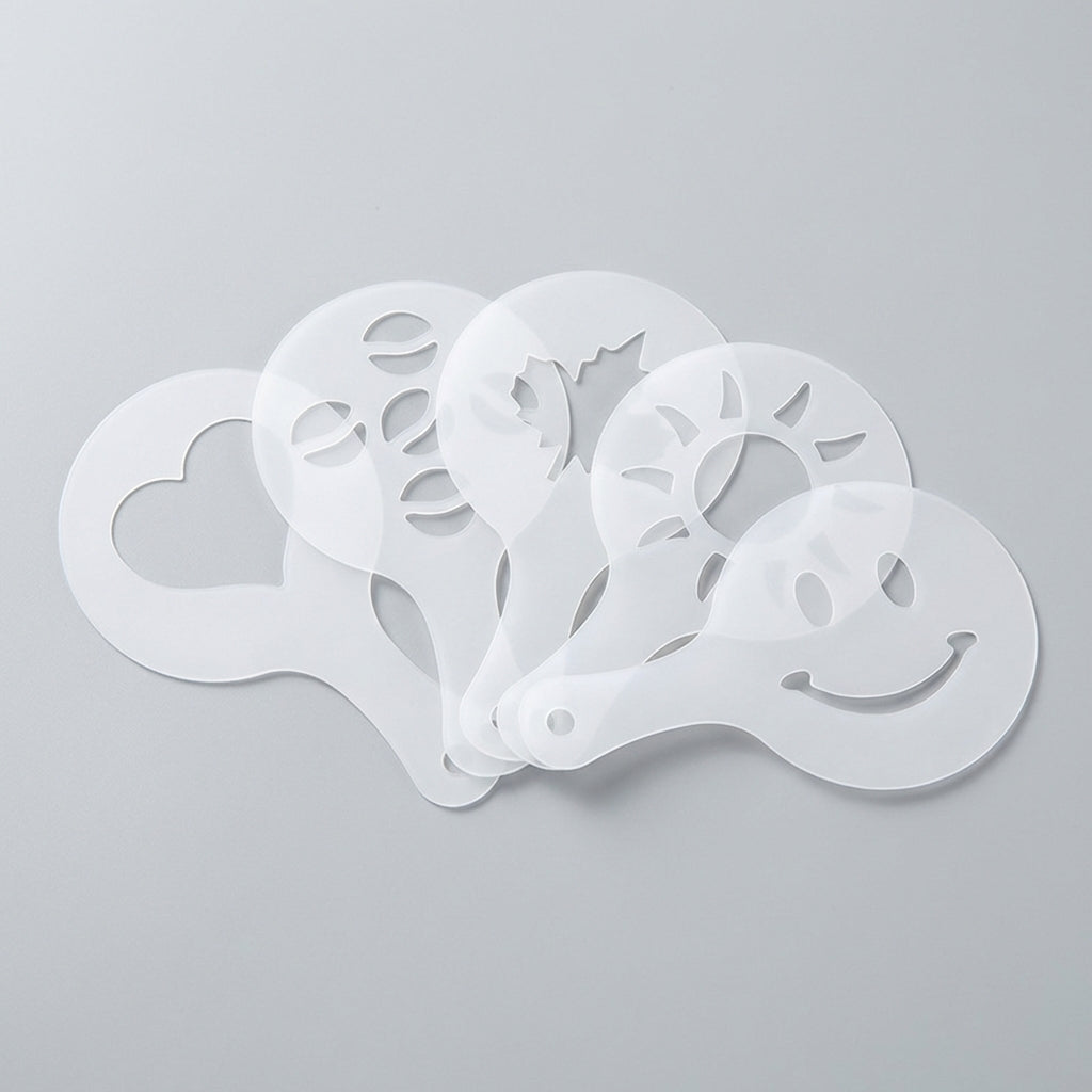 Coffee Stencil Set — 16 Piece, Cappuccino & Latte Art