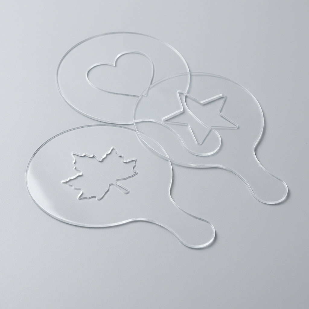 Coffee Stencil Set — 16 Piece, Cappuccino & Latte Art