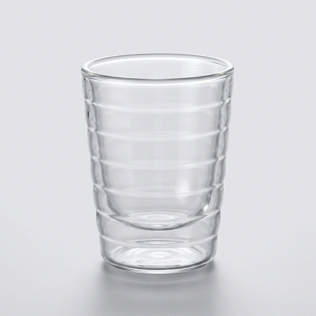 Double Wall Glass Coffee Cups — Nespresso Style, Heat-Resistant Borosilicate