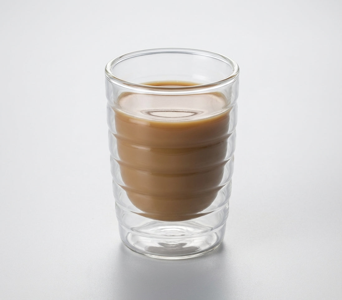 Double Wall Glass Coffee Cups — Nespresso Style, Heat-Resistant Borosilicate