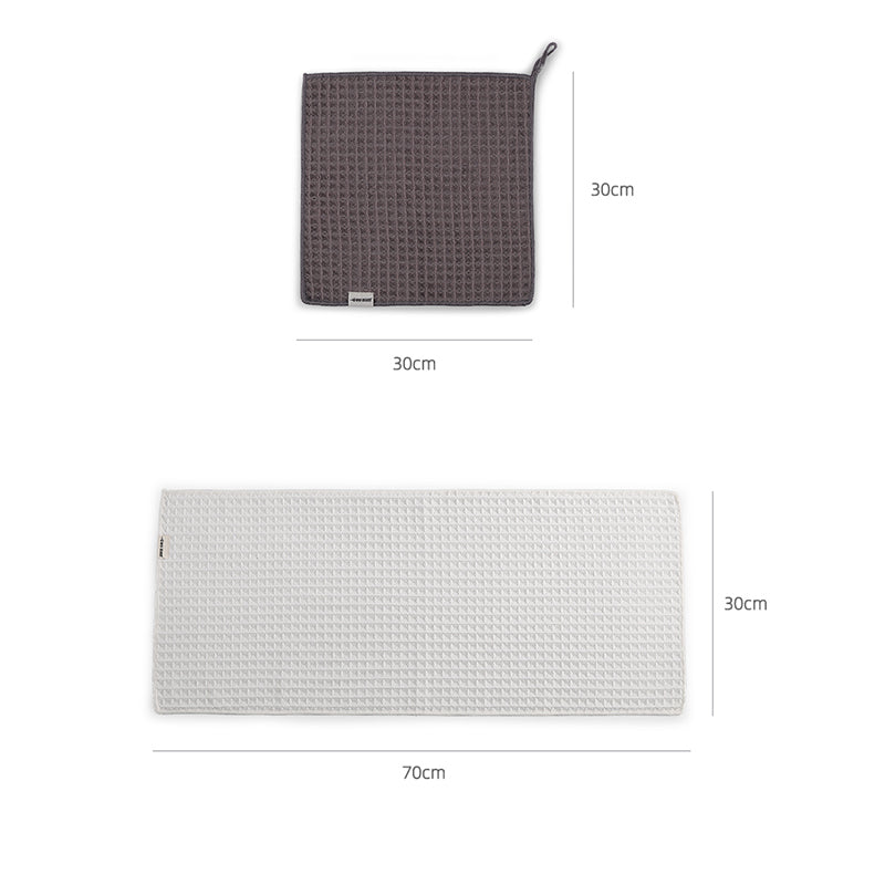 Barista Waffle Cleaning Cloths — MHW-3BOMBER Espresso Bar Towels