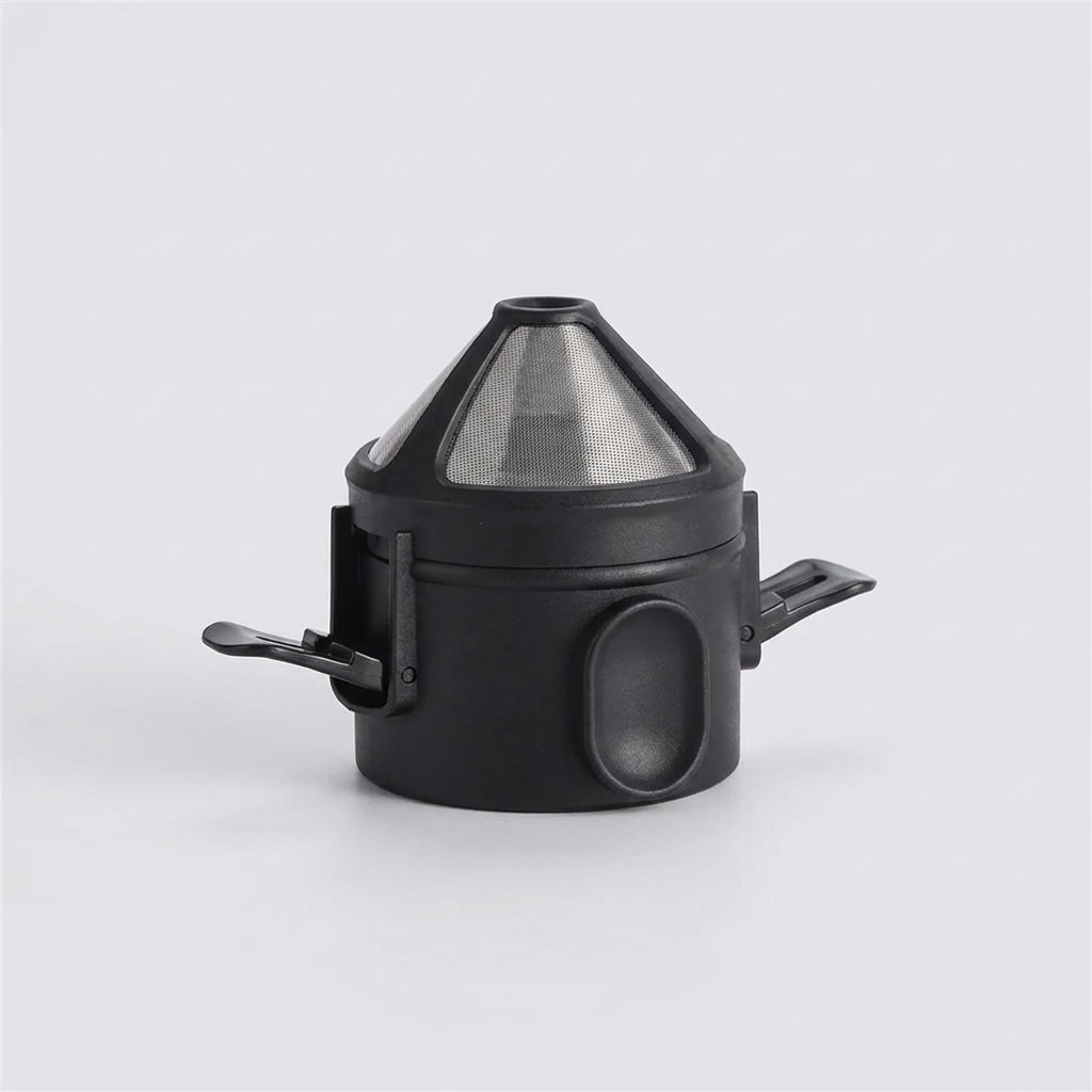 Portable Pour-Over Coffee Dripper — Foldable Stainless Steel Mesh Filter