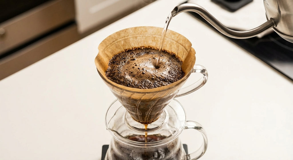 V60 Drip Coffee Filter Papers — Natural & White, V01 / V02